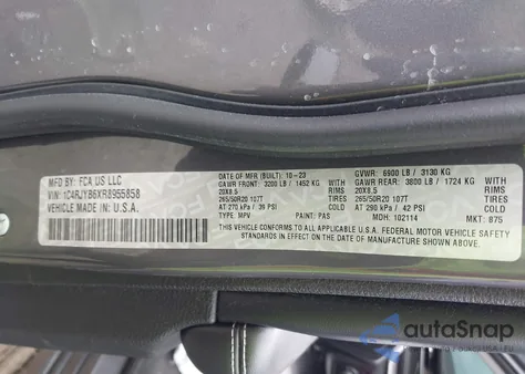 2024 Jeep Grand Cherokee 4Xe Anniversary Edition z USA, uszkodzony, nr VIN 1C4RJYB6XR8955858